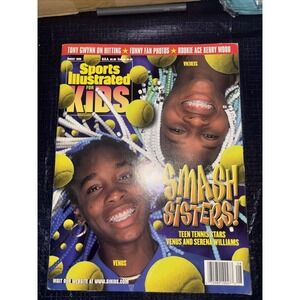 Serena Venus Williams ROOKIE COVER W POSTER SI for Kids 1998 Smash Sisters